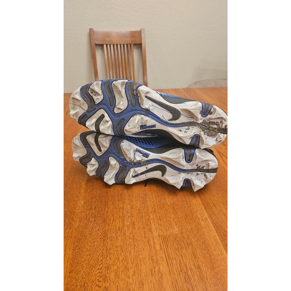 Nike Alpha Menace 2 Shark Football Cleats Blue AQ7653-402 Mens Sz‎ 9 - Picture 6 of 6